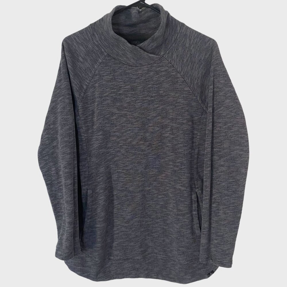Prana Calexa Cowl-Neck Tunic Women's Small Long-Sleeve Pullover Organic Cotton